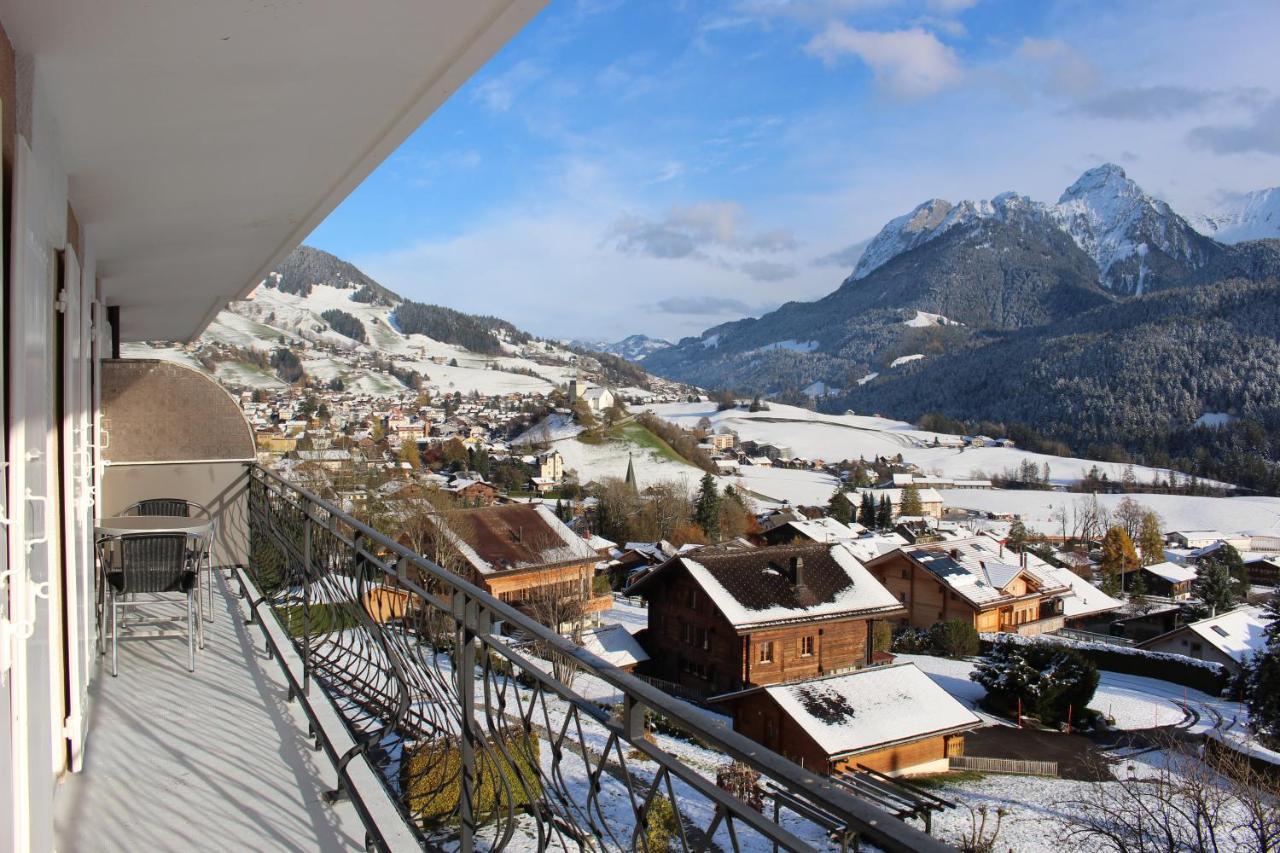 Rosat 13 Appartement Chateau-d'Oex Buitenkant foto